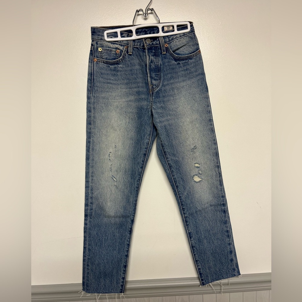 Levi’s High Rise button fly jeans